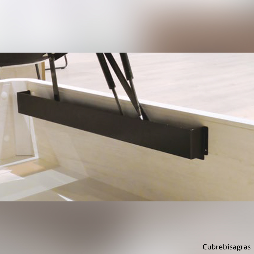 Canapé abatible de madera apertura lateral Curvo | Naturconfort