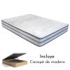Colchón Roma + Canapé Abatible de madera