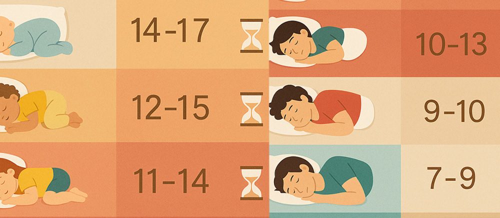 Cuánto deberías dormir realmente según tu edad