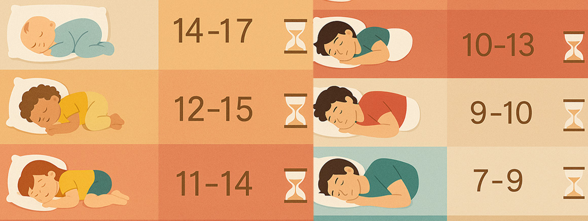 Cuánto deberías dormir realmente según tu edad