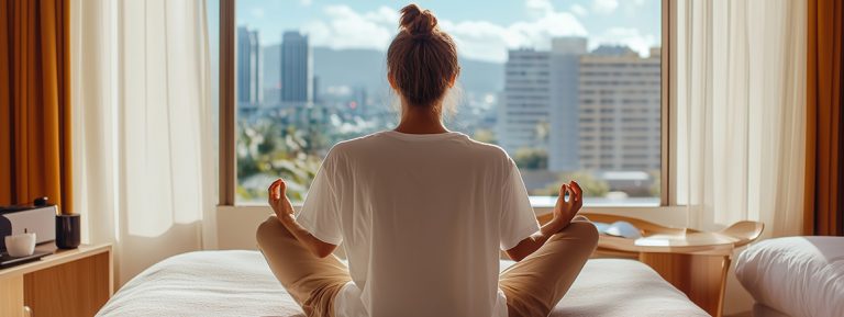 Yoga para dormir 5 posturas relajantes para hacer en la cama