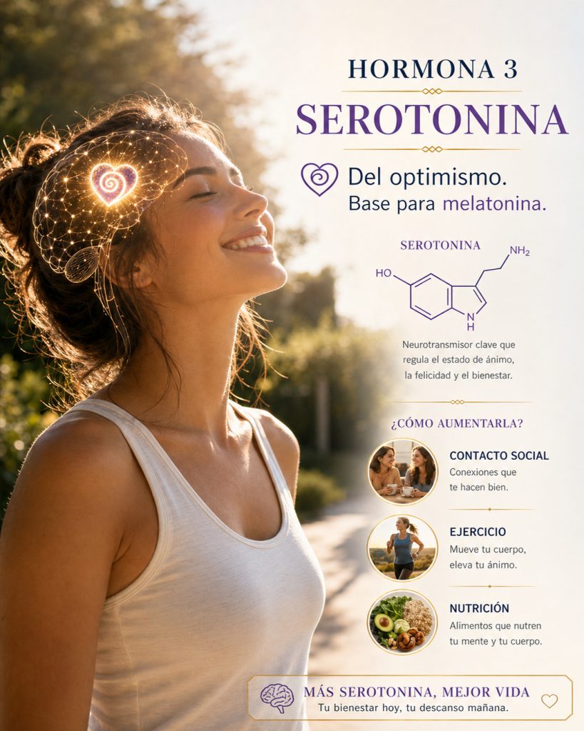 HORMONA 3: SEROTONINA (El Optimismo Nocturno)
