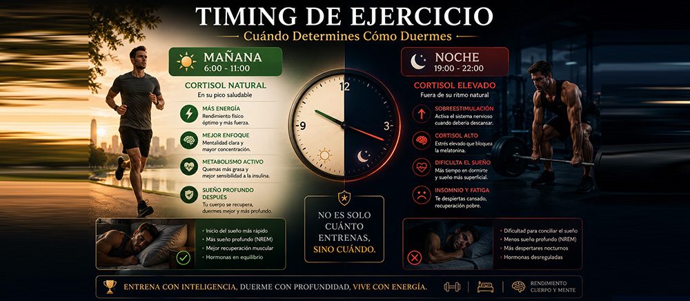 El ejercicio que hagas determina cómo duermes
