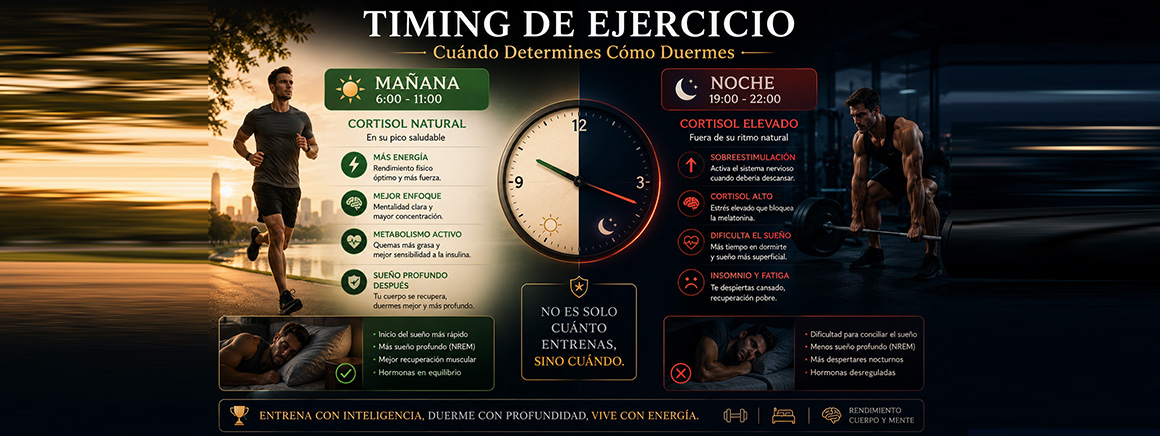 El ejercicio que hagas determina cómo duermes